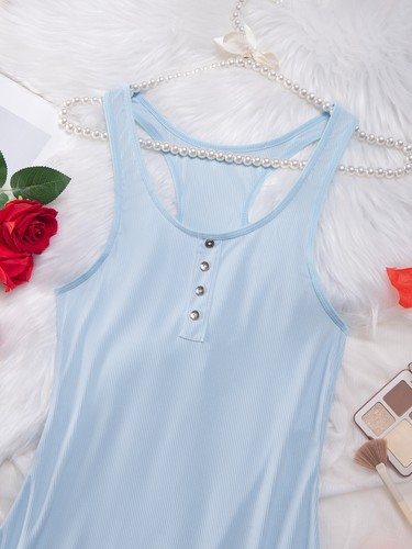 Sexy Lingerie for WomenCotton Soft Sleep Dress Nightgown Babydoll Sleepwear US - Picture 64 of 131
