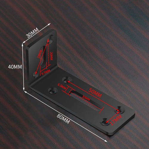 90° Right Angle Bracket Corner Brace Joint Galvanised Wall Shelf Support L Shape - Picture 13 of 18