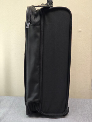 Tumi Alpha 23” Rolling Carry-On Expandable Suitcase Nylon Black