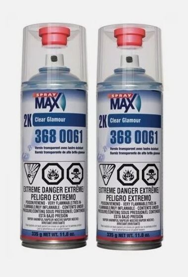Spray Can SprayMax 2K Glamour High Gloss Aerosol Clear Coat - Professional Finish In A Can 2k Clear Coat - Foto 13