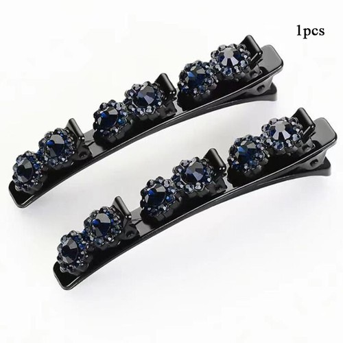 Haarnadel Seite Bangs Clip Tooth-Shaped Perle Kristall Blume Geflochten Haar ✪ ↑ - Bild 33 von 67