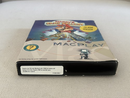 Mario's Game Gallery MacPlay CD-ROM Version for Apple Macintosh ~ 1994 Big Box - Picture 9 of 11
