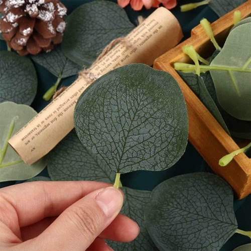 Decoration DIY Artificial Eucalyptus Petals Plant Fake Leaves Eucalyptus Leaves - Picture 2 of 12