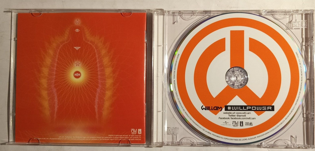 WILL.I.AM - #WILLPOWER - 2013 MEXICAN CD ALBUM, HIP HOP | eBay
