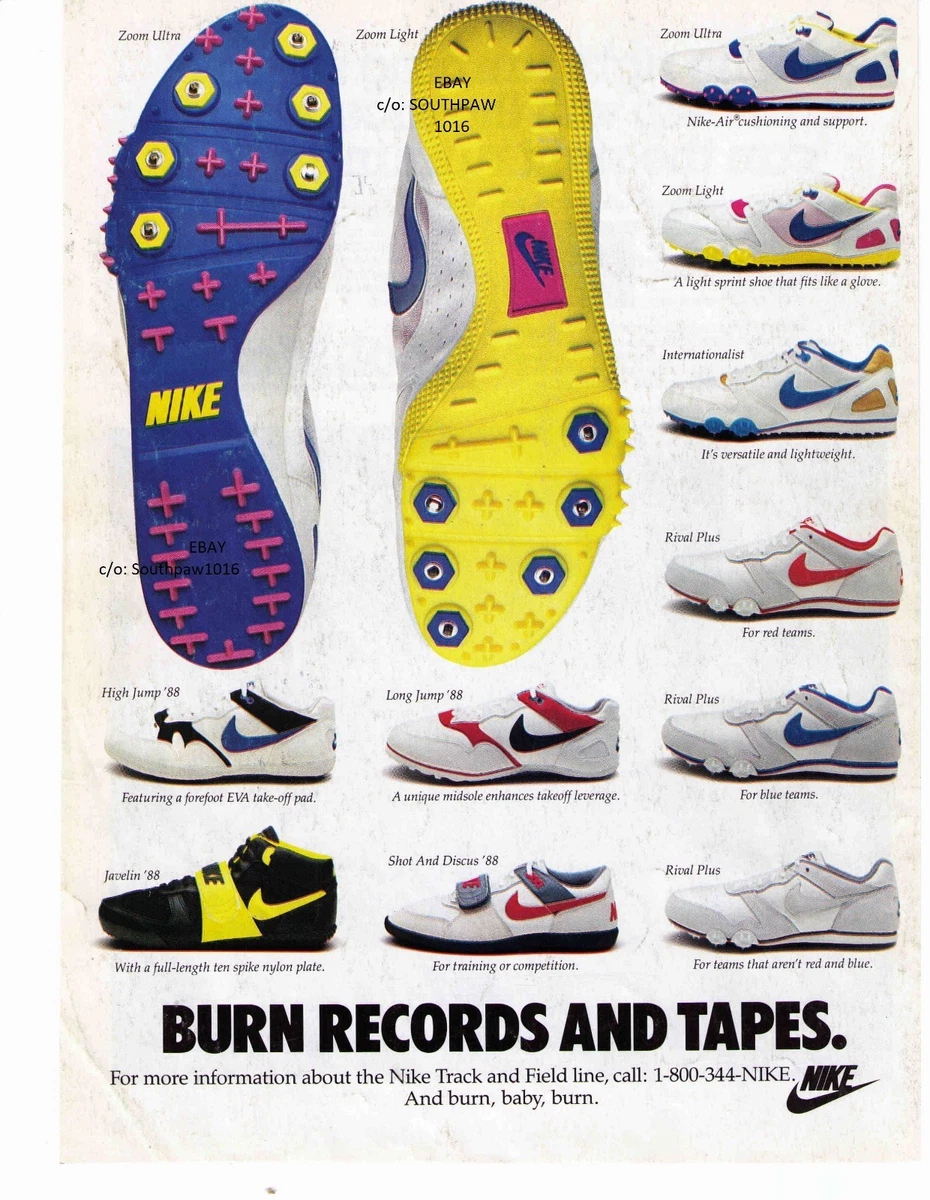 1989 Nike Track Shoe Collection
