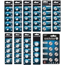 everActive 3V Lithium Batteries - 1616 1620 1632 2016 2025 2032 2477 2430 3032