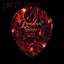 Fender 347 Celluloid Shell Medium Plettri per Chitarra Confezioni da 1 - 24