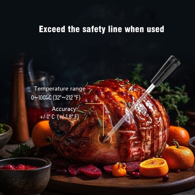 Bluetooth Meat Thermometer 360ft Digital Wireless Küchenthermometer APP Remote