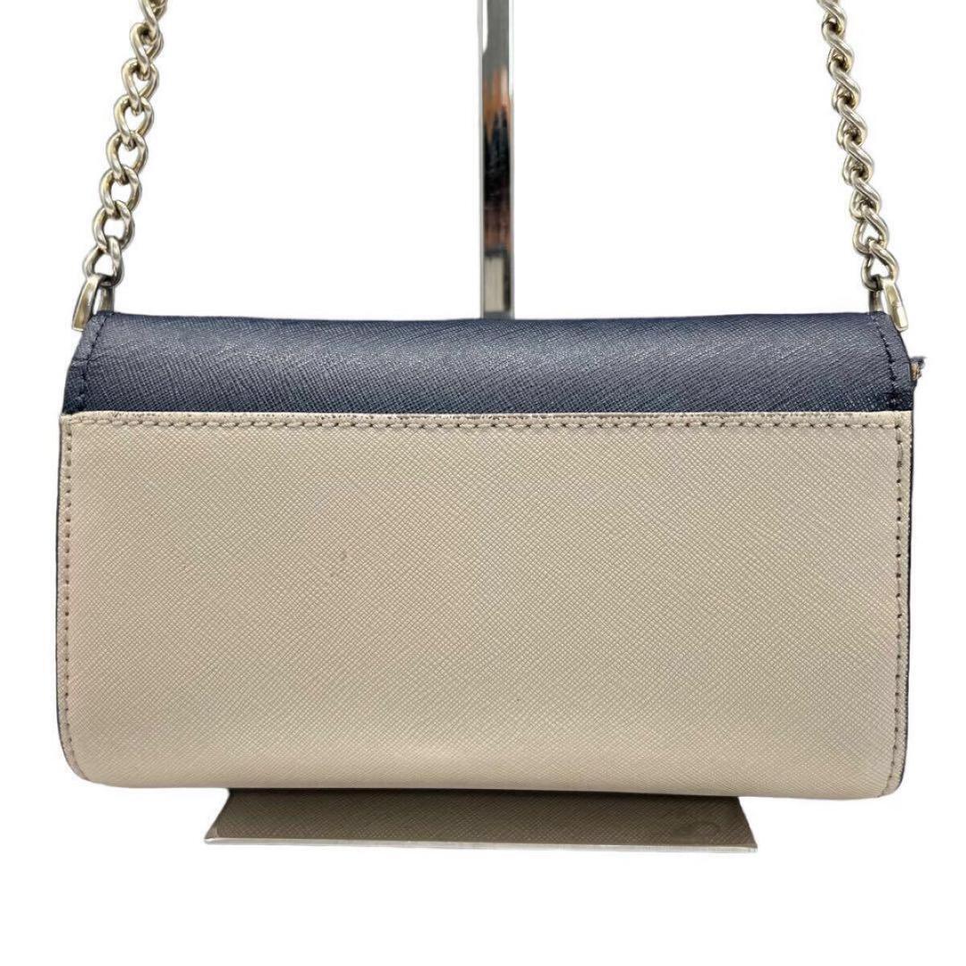 Kate Spade Chain Shoulder Bag 2way Bicolor 7.4 inch | eBay