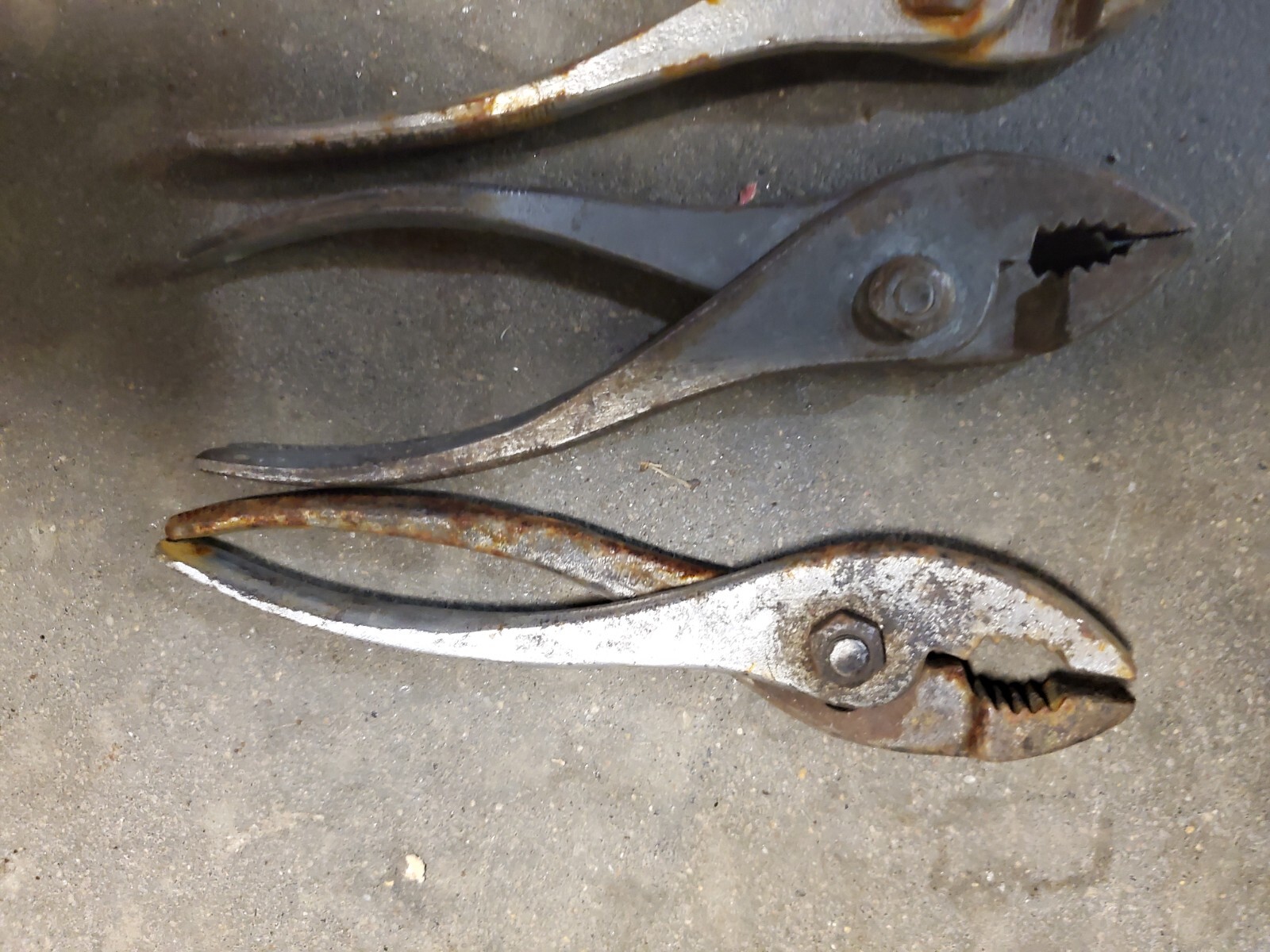 Large Cee Tee Pliers Lot Set Slip Joint Wire Cutting eBay