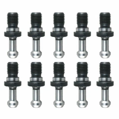 ARTEC TOOL 20 pcs CAT40 45° 0.594" Degree Pull Stud Retention Knob FITS HAAS CAT CNC Silver