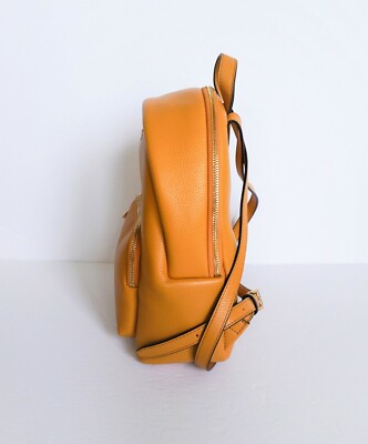 Michael Kors MK Designer Erin Backpack Shoulder Bag Marigold Yellow s-l400.jpg main image 4