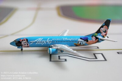 Alaska Airlines B737-400⭐️Disney 1:400⭐️ Gemini Jets Alaska Airlines Boeing 737-400 Disneyland Color
