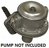 1955 1956 1957 CHEVY BEL AIR 6 CYLINDER FUEL PUMP REBUILD KIT ETHANOL SAFE USA - Foto 8 di 8