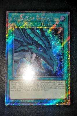 YuGiOh The Eye of Timaeus RA04-EN192 Platinum Secret Rare English 1st Edition