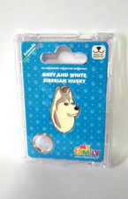 Medaglietta my family CANE RAZZA SIBERIAN HUSKY + INCISIONE NOME IN ACCIAIO