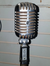 SHURE 55S Microphone Vintage 1963-64 Very Good Original Condition Sounds Great 