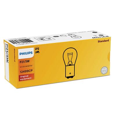 10x Philips Standard P21/5W 21/5W 12V Autolampen Glühlampen Glühbirnen