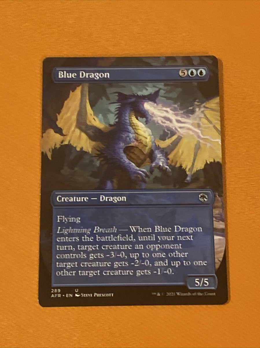 Blue Dragon Borderless 289 Adventures In The Forgotten Realms AFR