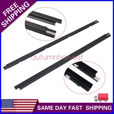 Front Door Window Belt Weatherstrip Set For Toyota Tacoma 1995-2004