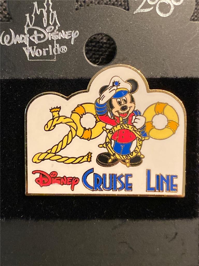 Disney Pin - DCL - 2000 Logo Cruise Line Captain Mickey