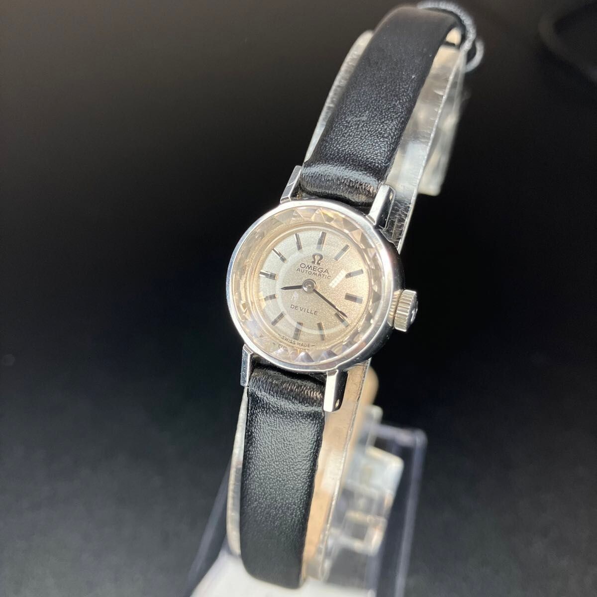 Omega Deville Automatic 18mm Women's Silver Dial Swiss Made Round Watch Japan