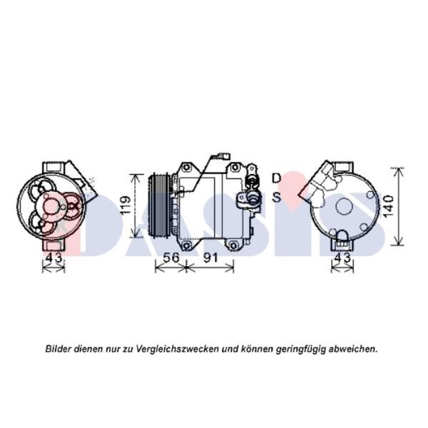 Kompressor Klimaanlage Klimakompressor Passend FüR Suzuki Grand Vitara I FT GT-image