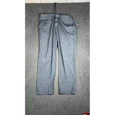 Perry Ellis Portfolio Slim Fit Gray Dress Pants Classic Business Trousers 36x32