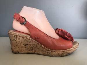 boc wedge sandals with flowers