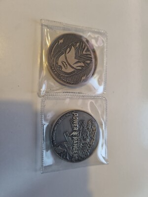 2017 SABAN'S POWER RANGERS MECHA DINOSAURIER TRU PROMO METALLMÜNZE TOYS'R'US NEUWERTIG IN VERPACKUNG!!