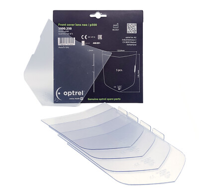 Optrel Vorsatzscheiben Model p500 5000.250  für Schweißhelm P550 Neo P530 P505