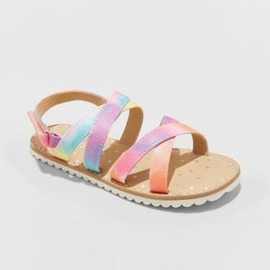 cat and jack rainbow sandals