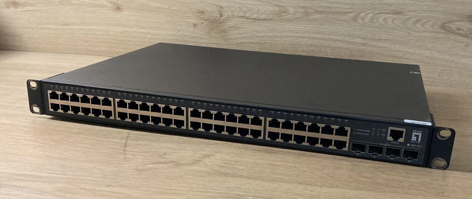 (Level One) LevelOne GEP-5271 GEP5271 52-Port L3 Lite Managed Gigabit PoE Switch