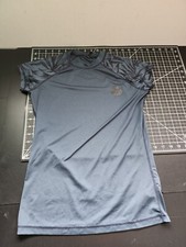 Rip curl dark blue rash guard shirt mens Sz Small youth size large 14 tropical