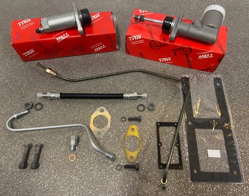 Land Rover Series 3 Clutch Master Slave Cylinder Hose  & Pipe Overhaul Kit OEM