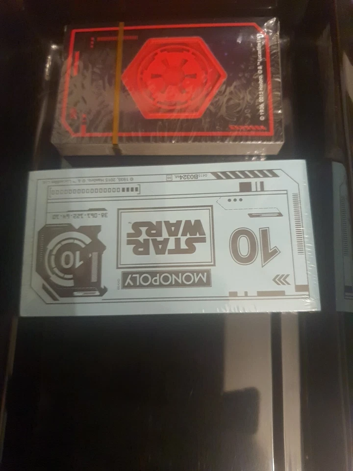 Star Wars Force Awakens Monopoly 2015 Board Game Disney Hasbro New Unplayed - Image 4 of 4