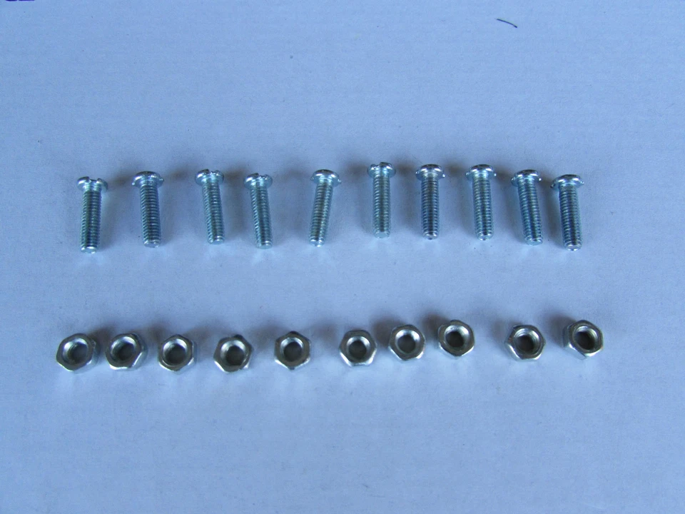 HONDA CT70 CT90 CL100 CB100 CB175 CM185 CA71 C72 CA77 PERNO DE PERNO DE MOLDURA DE ASIENTO (10) Foto 2 de 2