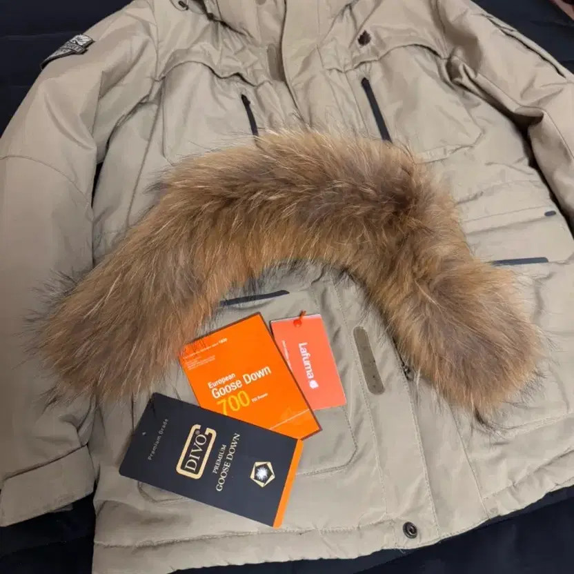 Lafuma Men's Down Goose Down Padding Jacket Beige… - image 4