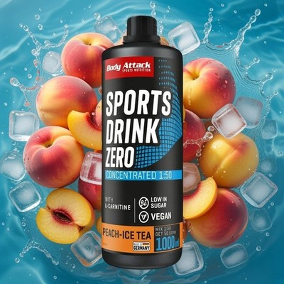 Body Attack Sports Drink Zero 1000 ml Ananas