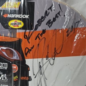 Rhys Millen Signed Hankook Rallycross Skateboard Deck  Autographed Race Car