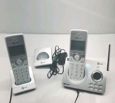 AT T 2-Handset Cordless Phone Bluetooth connect to cell answering system DL72350