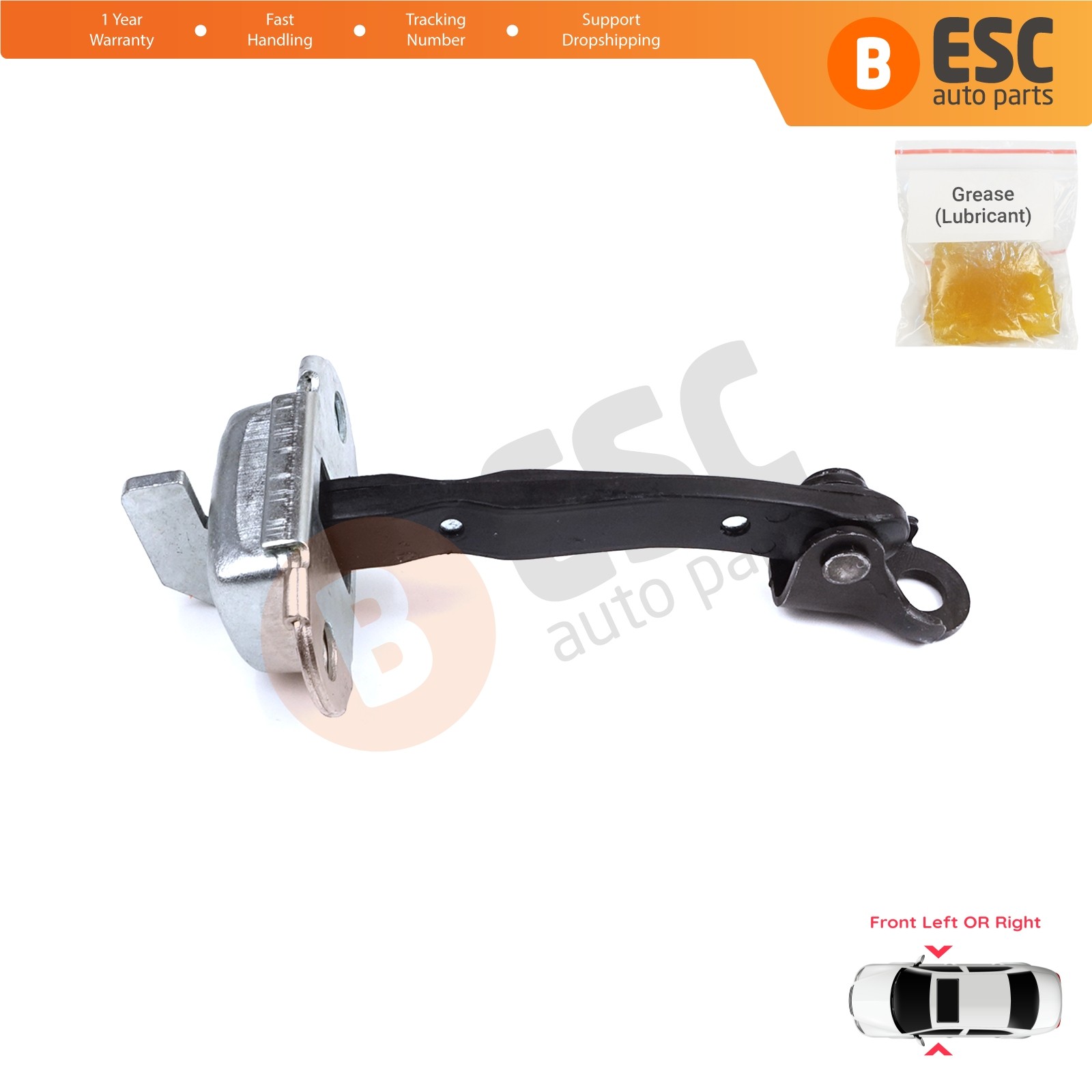 Front Door Hinge Limiter for Toyota Yaris Echo Verso FunCargo Vitz MK1 1999-2003