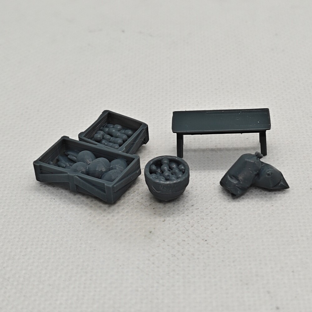 Yao's Studio  1/72 Diorama Vegetable Produce Market Warehouse Natural Elements