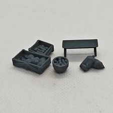 Yao's Studio  1/72 Diorama Vegetable Produce Market Warehouse Natural Elements