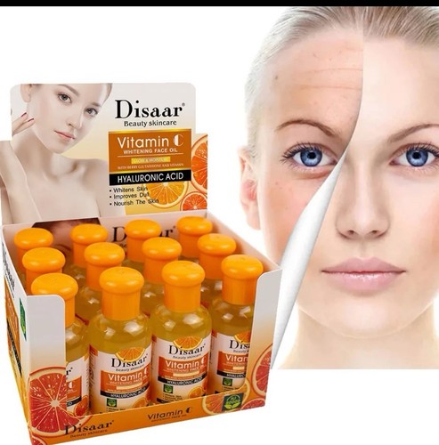 Huile éclaircissante DISAAR à La Vitamine C - Pour Taches Brunes Et Hyperpigmentation, Sans Ammoniaque Ni Alcool