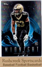 2024 Topps Midnight #68 Jaylan Ford /25 RC Rookie Moonrise