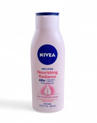 NIVEA Body Lotion Nourishing Radiance 48hr Moisturizer Gradual Tanner 13.5 fl oz