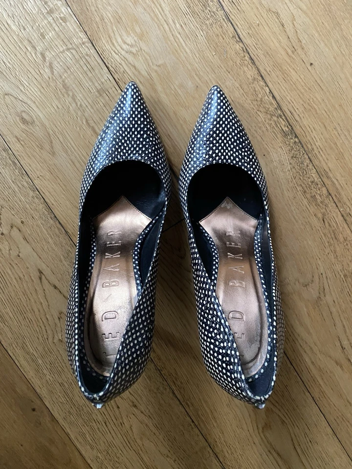 Ted Baker - Escarpins À Talons Haut - Taille 39 FR En Très Bon État Talons 10cm - Photo 2/4