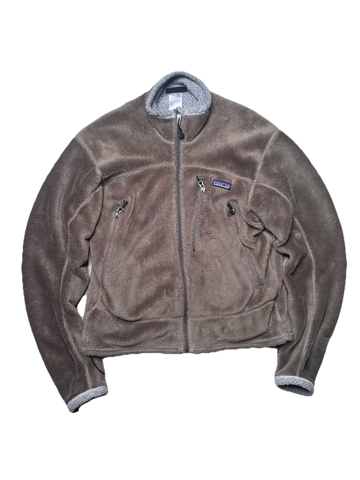 Patagonia Green Vintage 90s Fleece Jacket Made in USA, Size Large