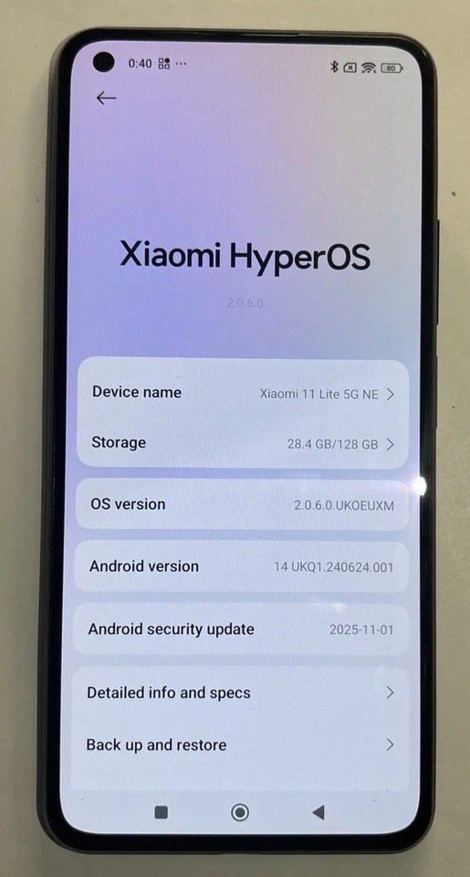 Xiaomi Mi 11 Lite 5G NE 128GB Black - Unlocked - Working Heavy Screenburn, photo 3 of 5